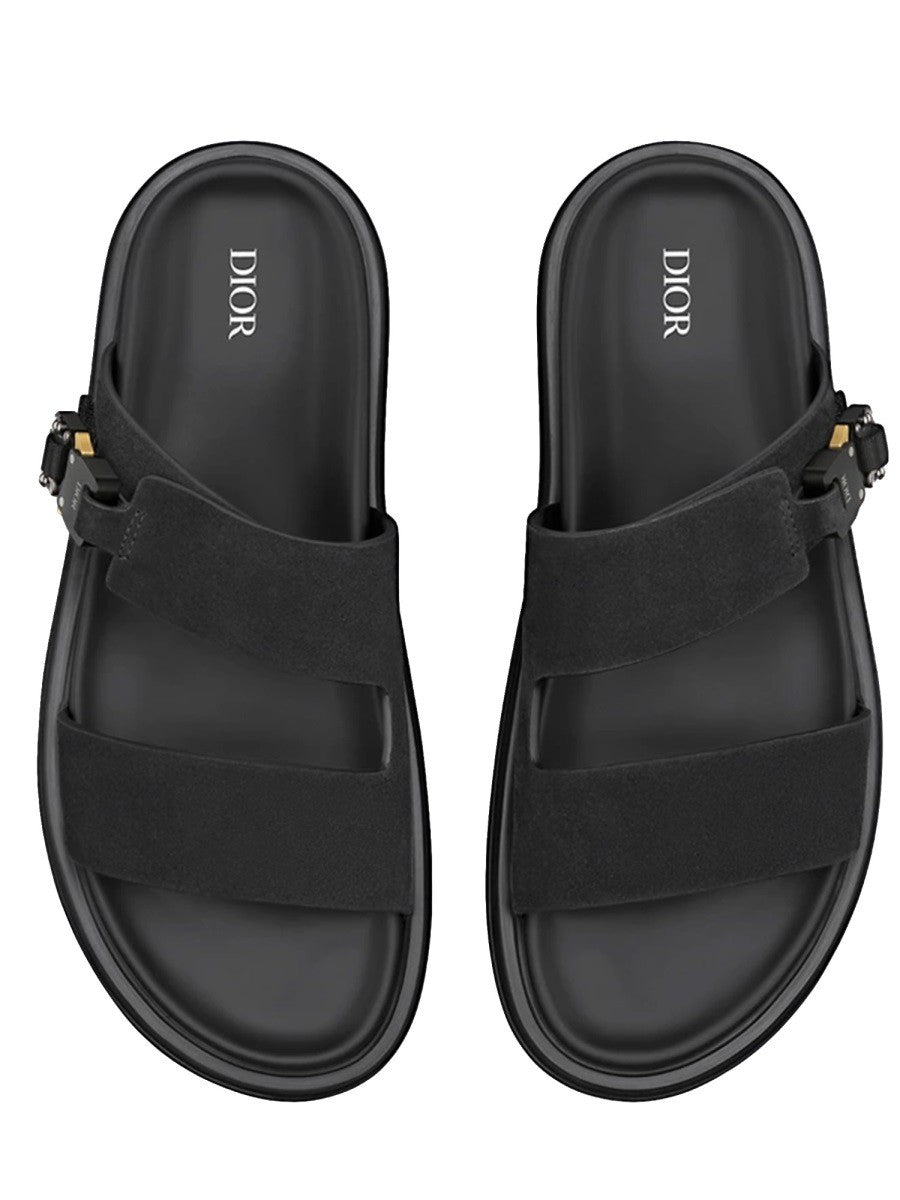 Christian Dior Aqua Sandalen – Zwart