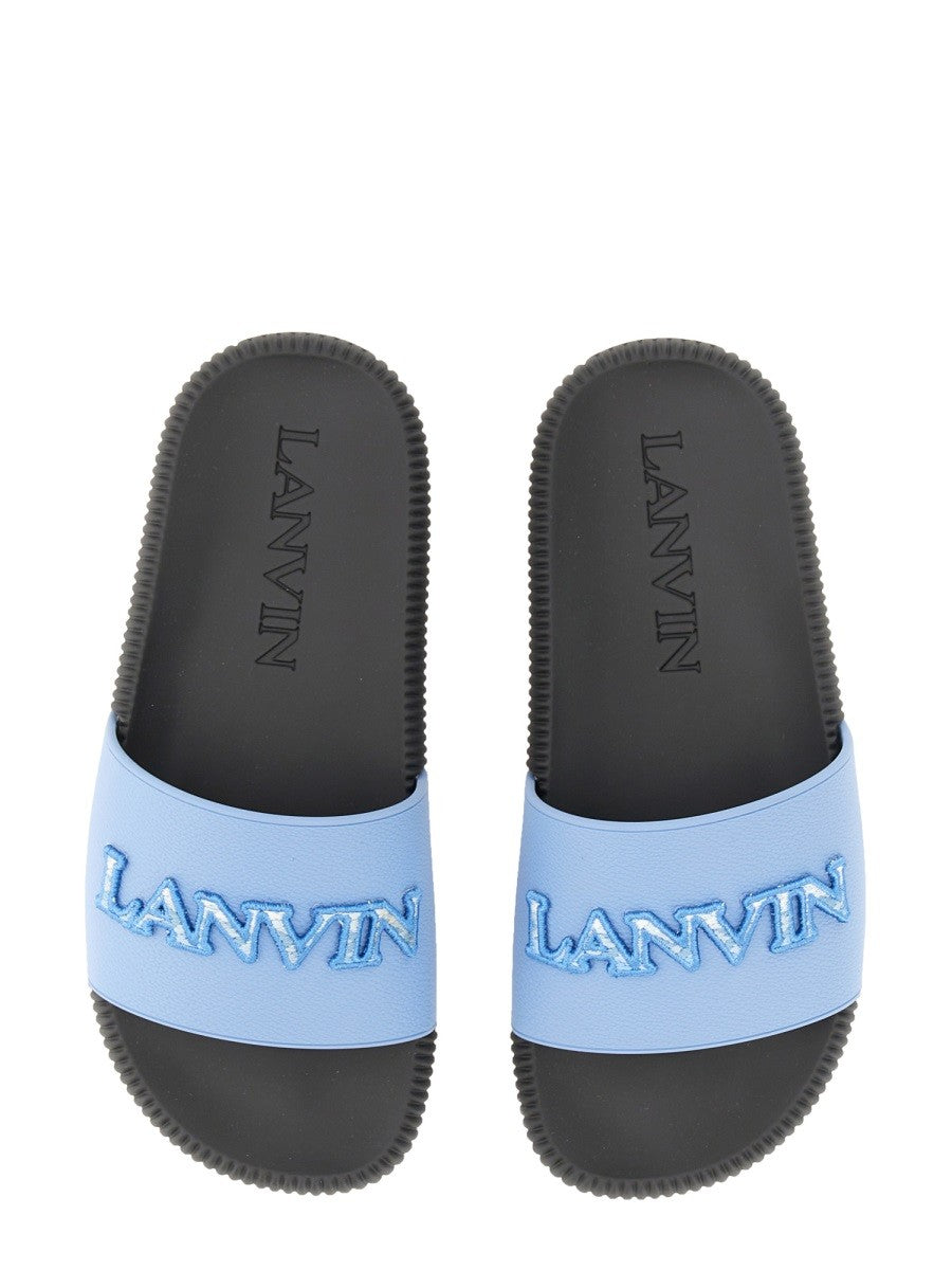 Lanvin Arpège Sandalen – Lichtblauw / Zwart