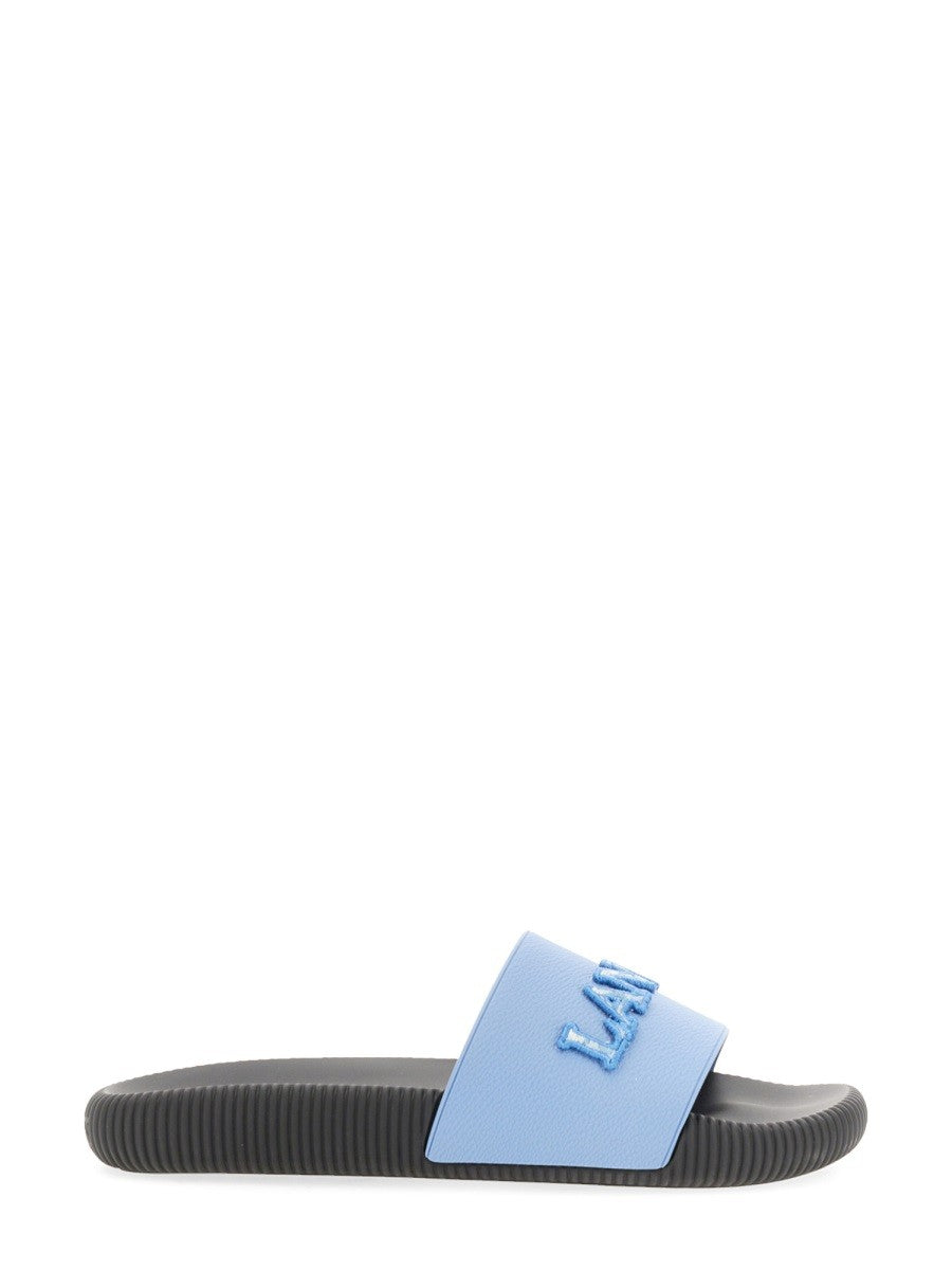 Lanvin Arpège Sandalen – Lichtblauw / Zwart