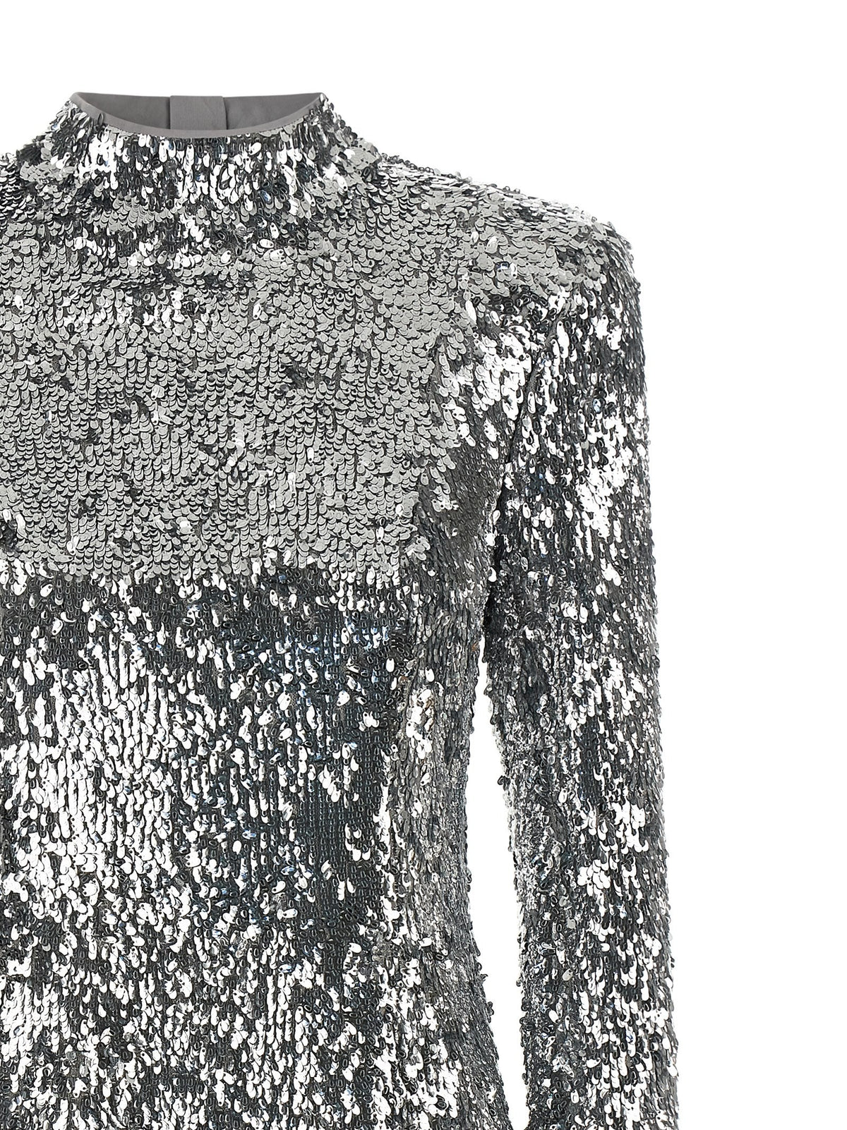 Balmain Pailletten jurk – Zilver