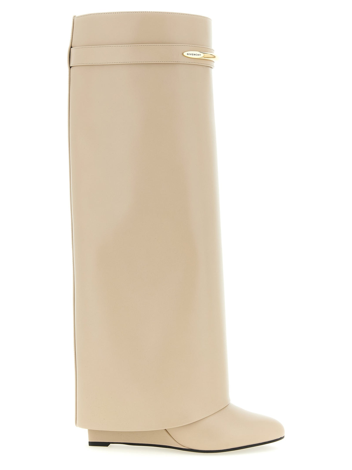 Givenchy Shark Pinch Leren Laarzen – Beige