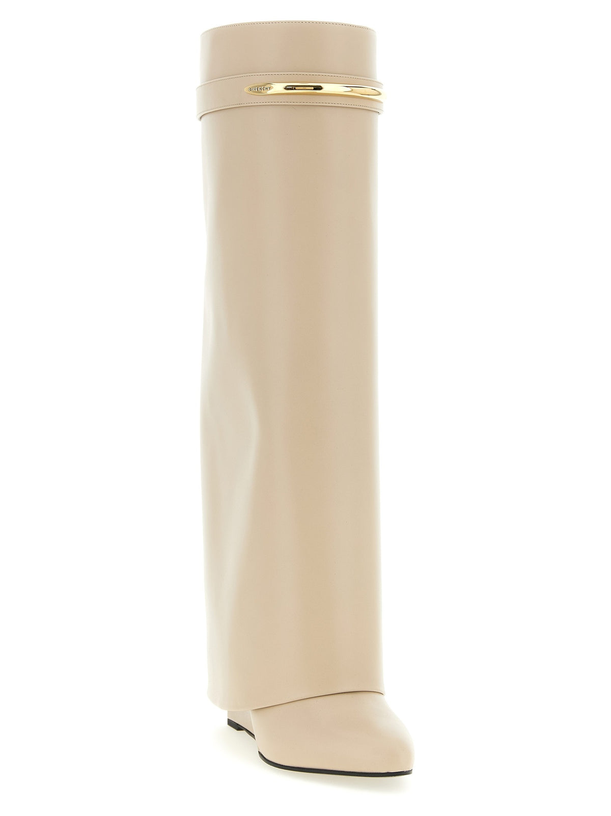 Givenchy Shark Pinch Leren Laarzen – Beige