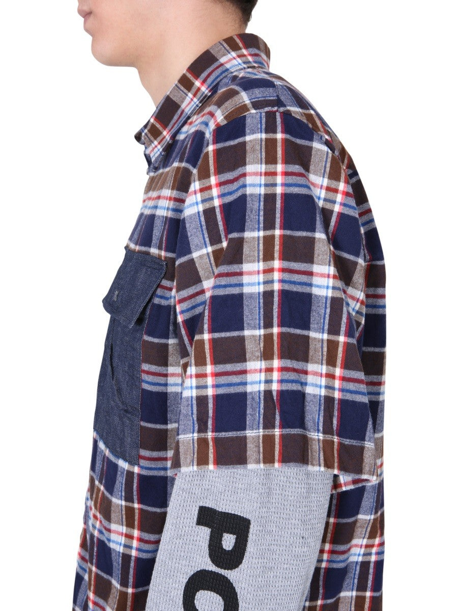 Dsquared2 Geruit Overhemd met dubbele mouwen – Meerkleurig