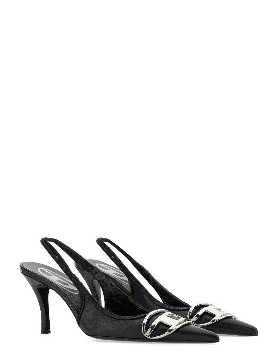 Diesel D-Venus SB Slingback pumps – Zwart