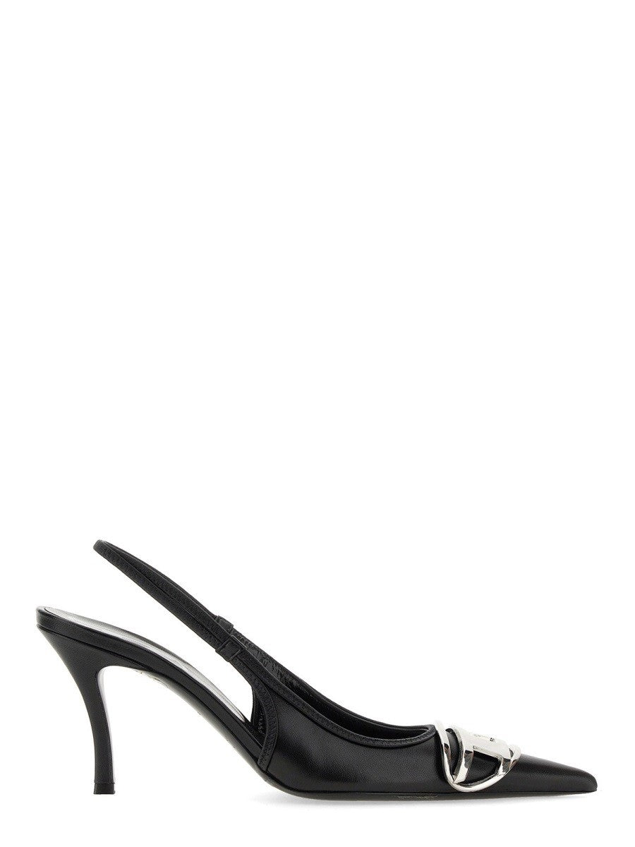 Diesel D-Venus SB Slingback pumps – Zwart