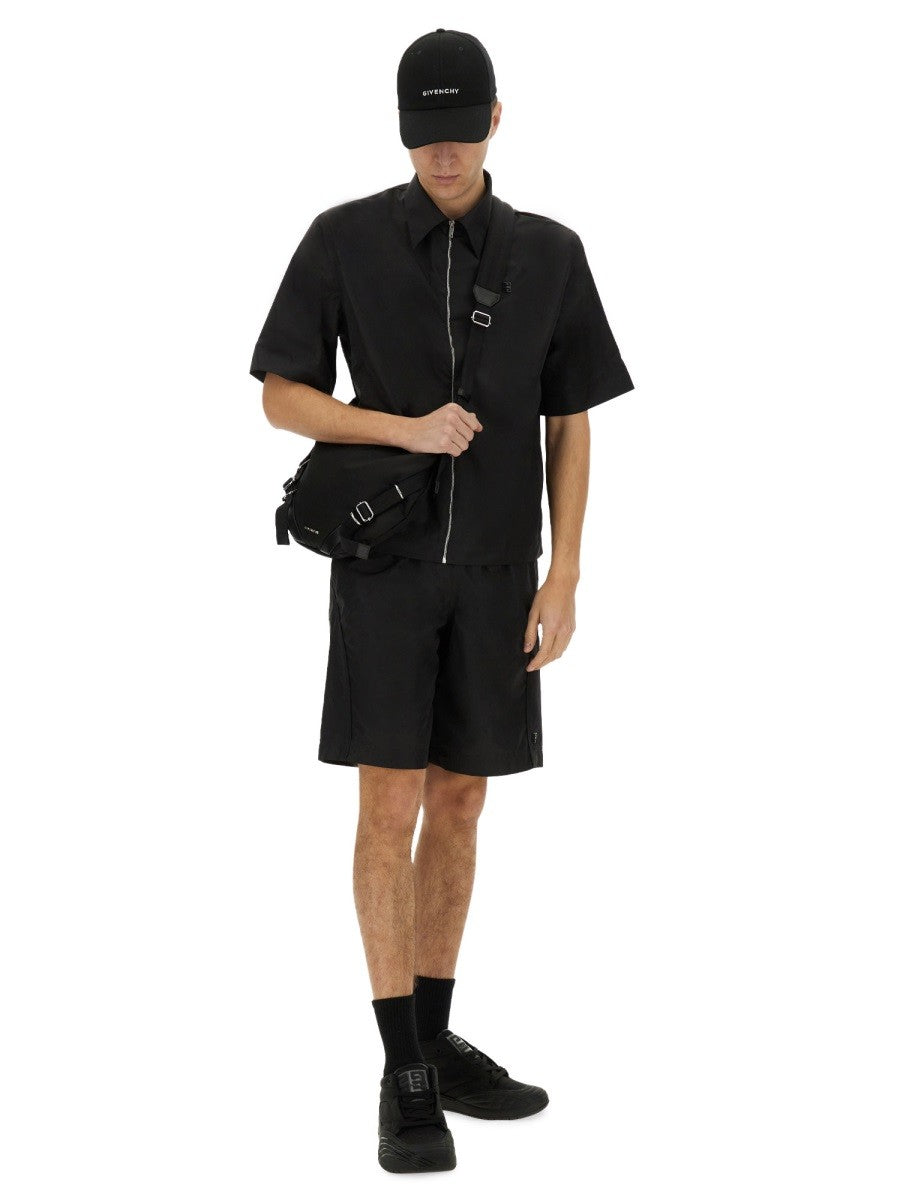 Givenchy Trainingsshort van gerecycled polyester – Zwart