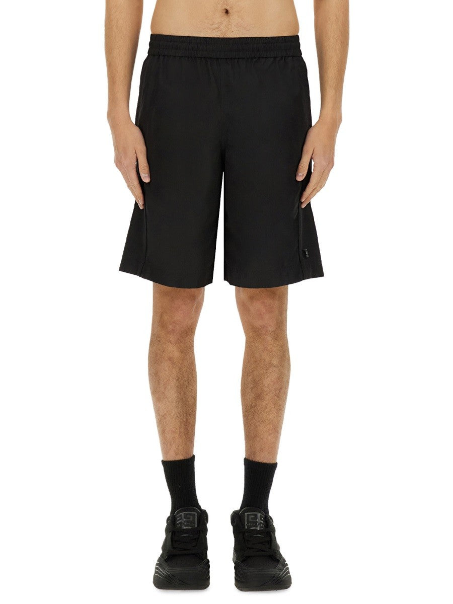Givenchy Trainingsshort van gerecycled polyester – Zwart