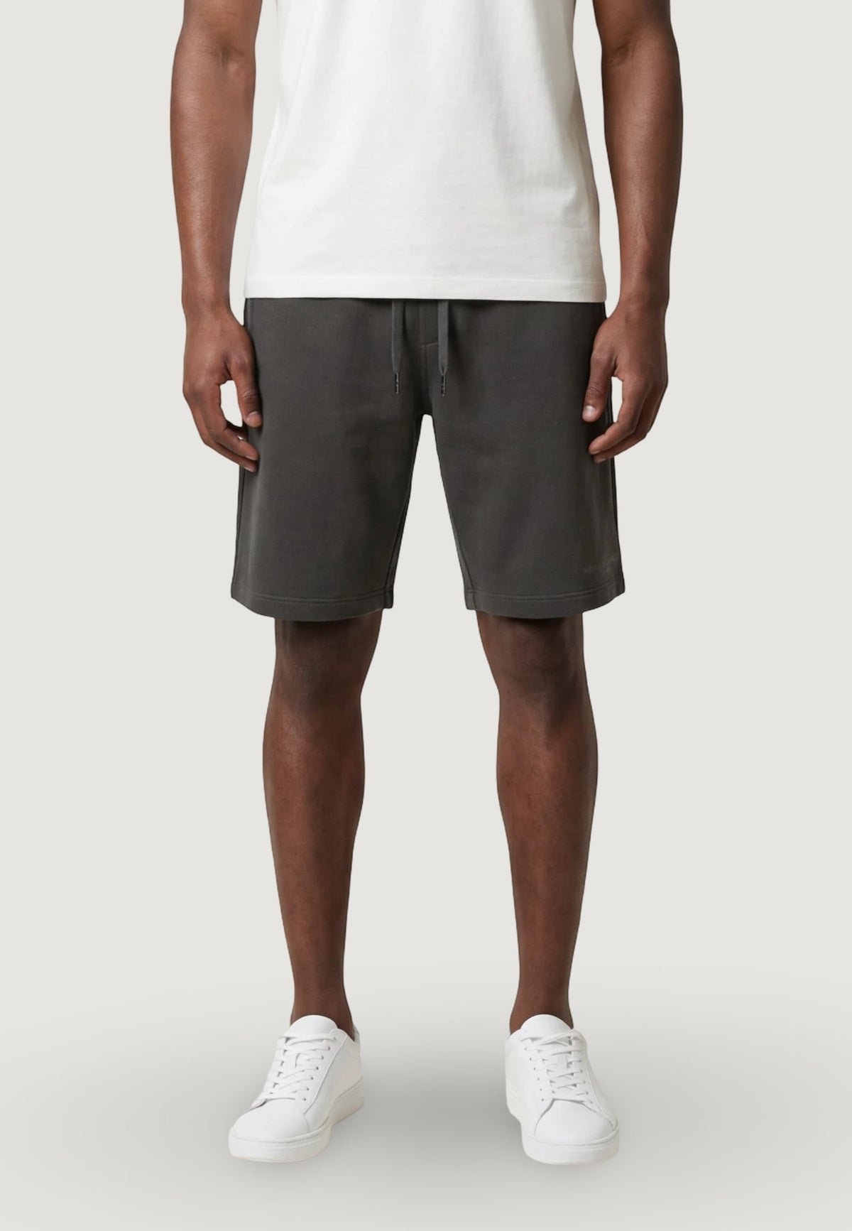Armani Exchange Katoenen Bermuda met Veters – Donkergroen