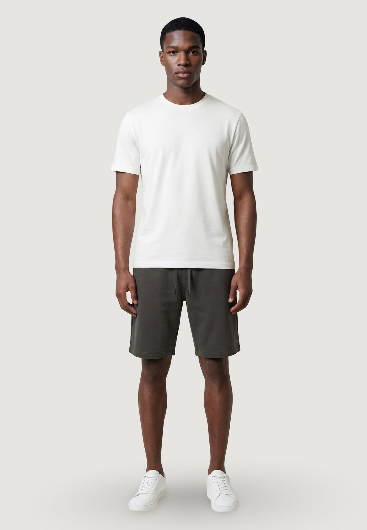 Armani Exchange Katoenen Bermuda met Veters – Donkergroen