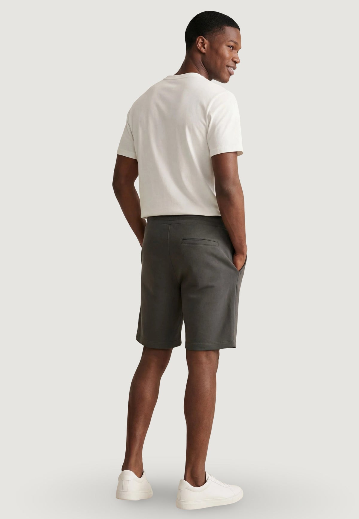 Armani Exchange Katoenen Bermuda met Veters – Donkergroen