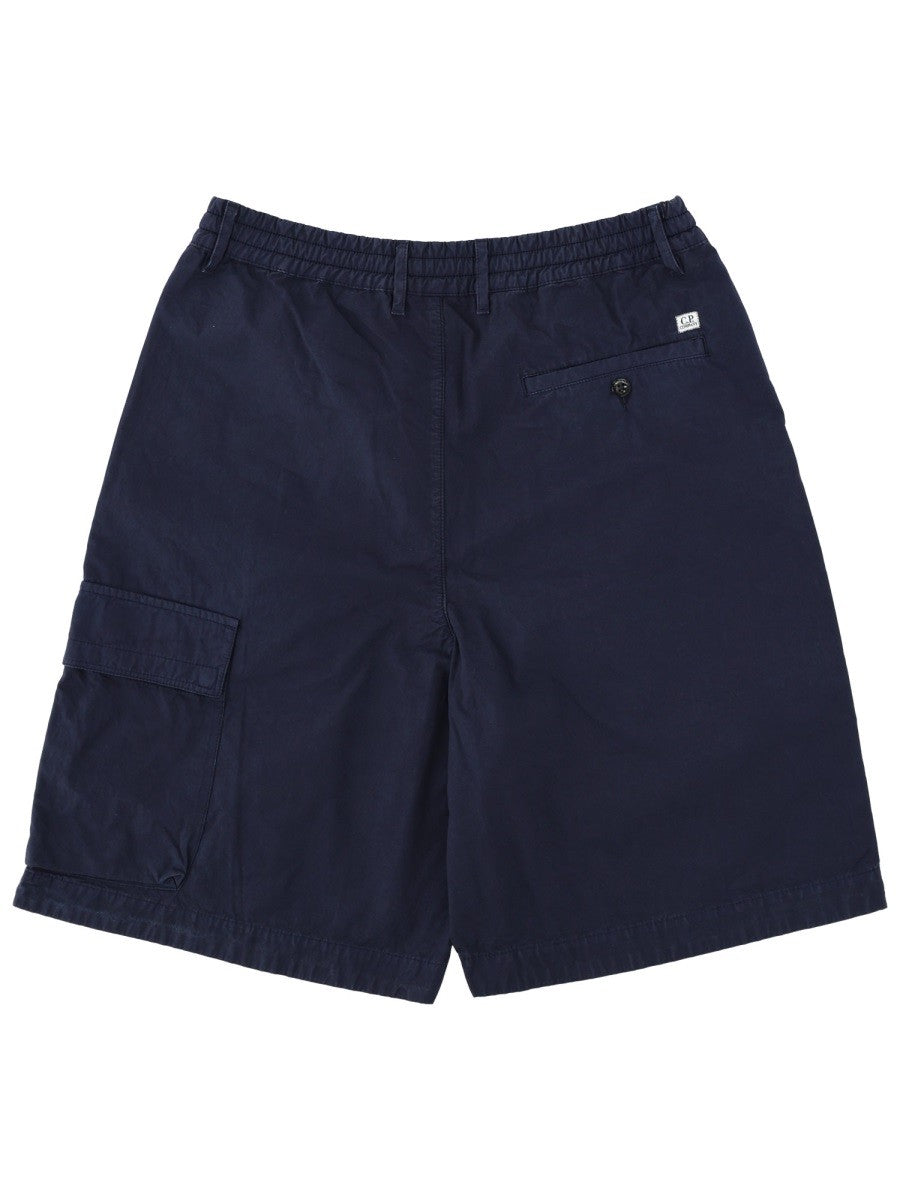 C.P. Company Katoenen Cargoshort – Marineblauw