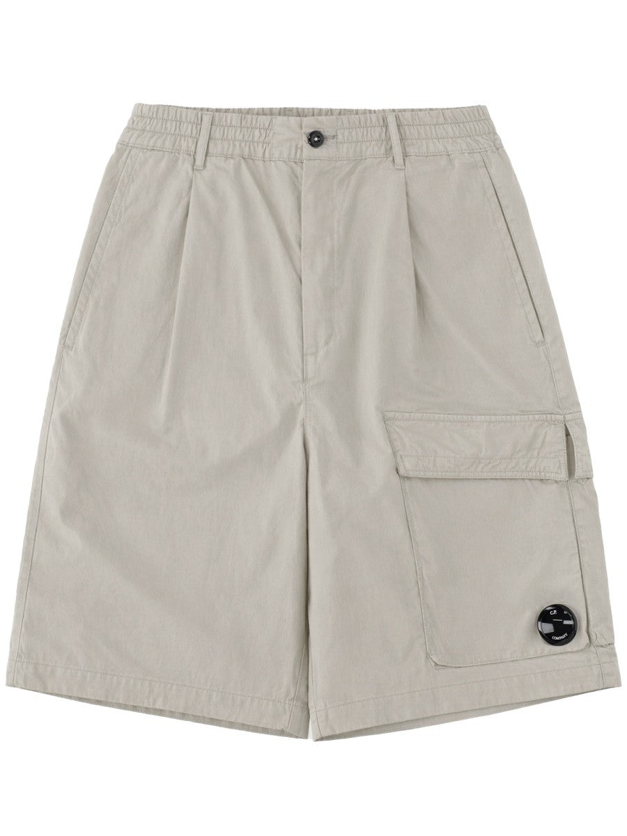 C.P. Company Katoenen Cargoshort – Grijs