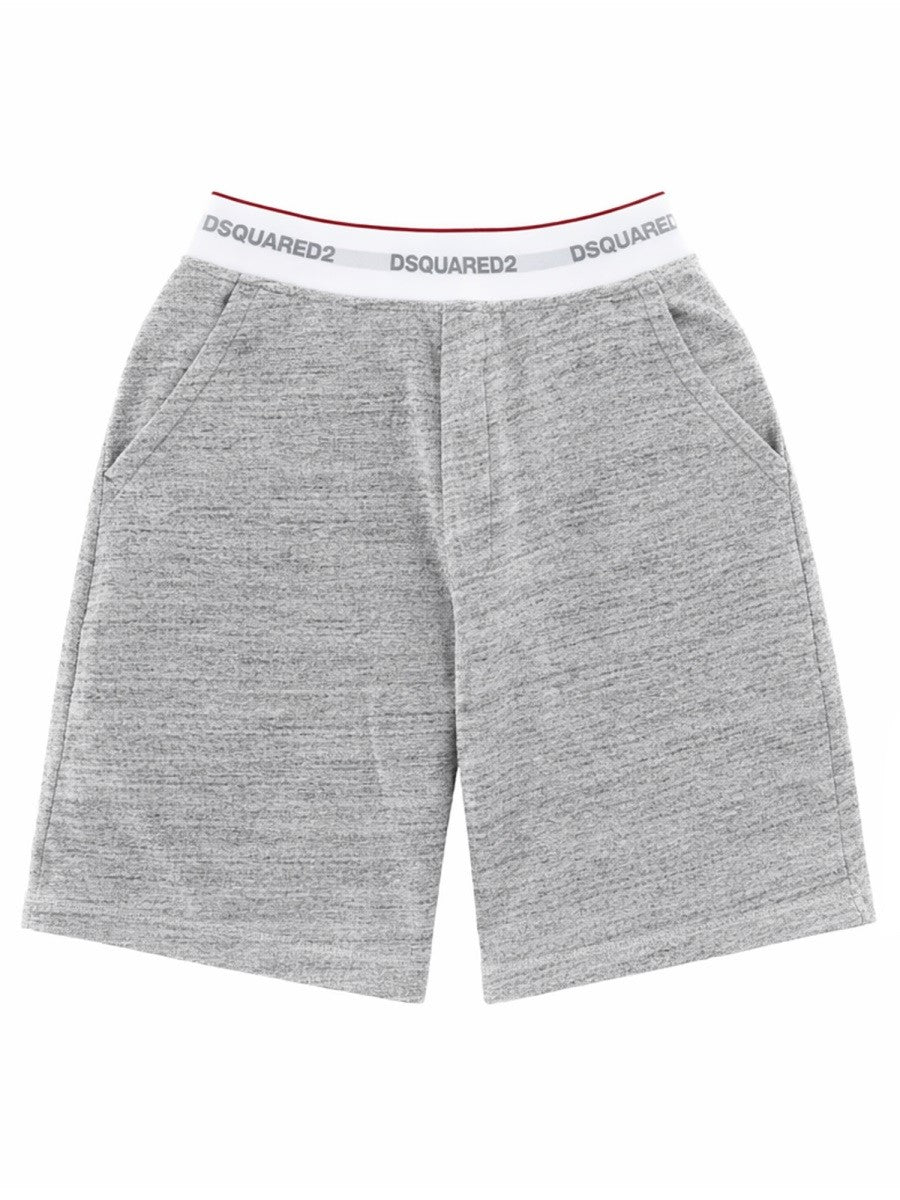 Dsquared2 Oversized Short met logo – Grijs