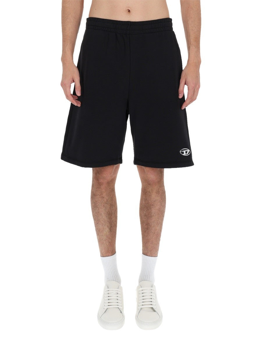 Diesel P-Marshy Sweatshort – Zwart
