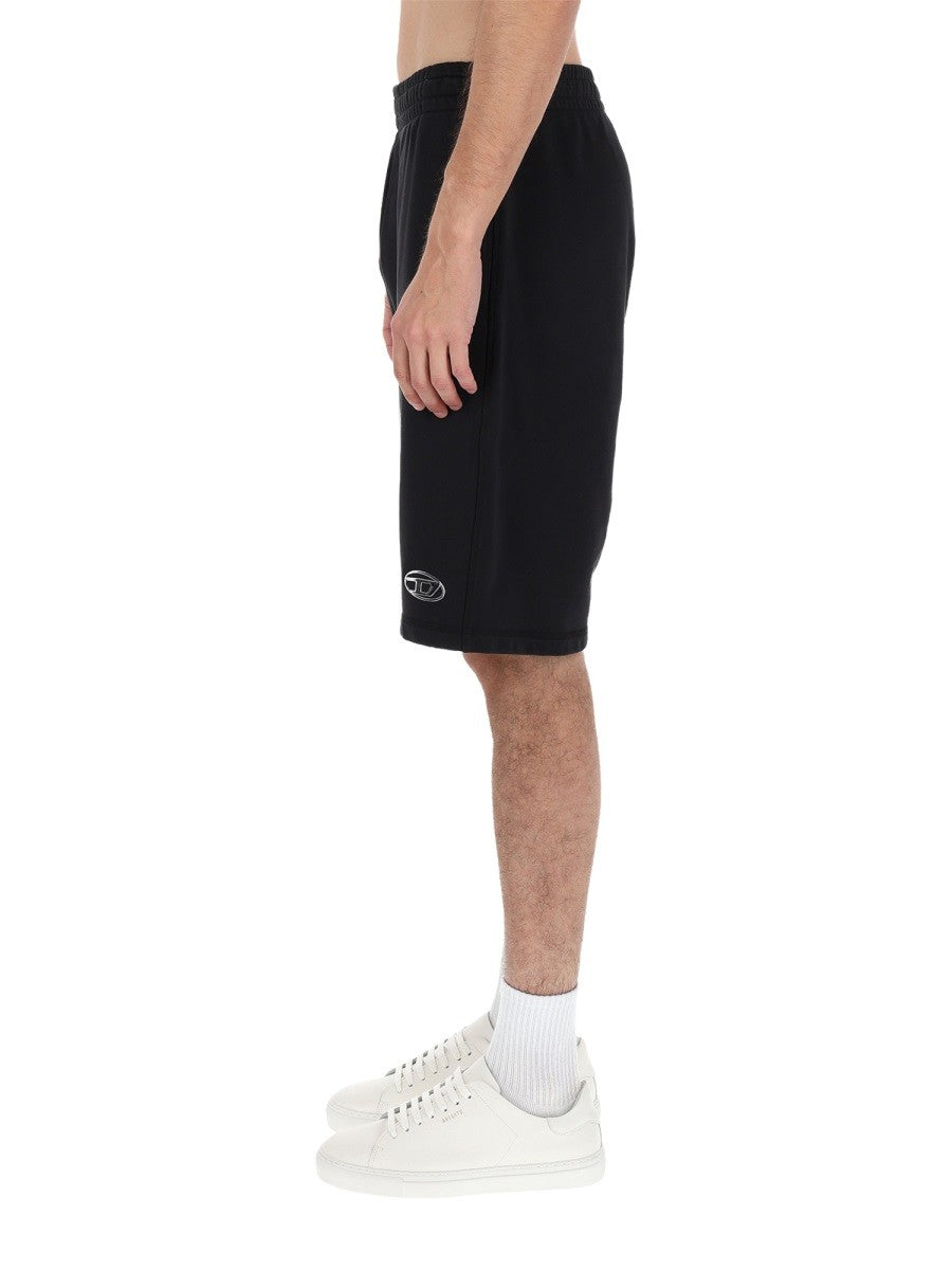 Diesel P-Marshy Sweatshort – Zwart