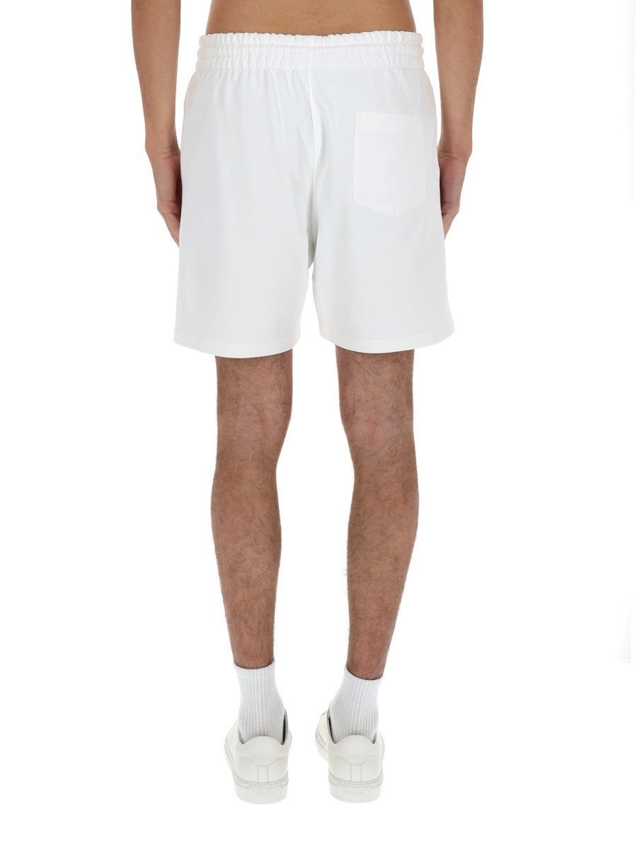 Casablanca Short met logo – Wit