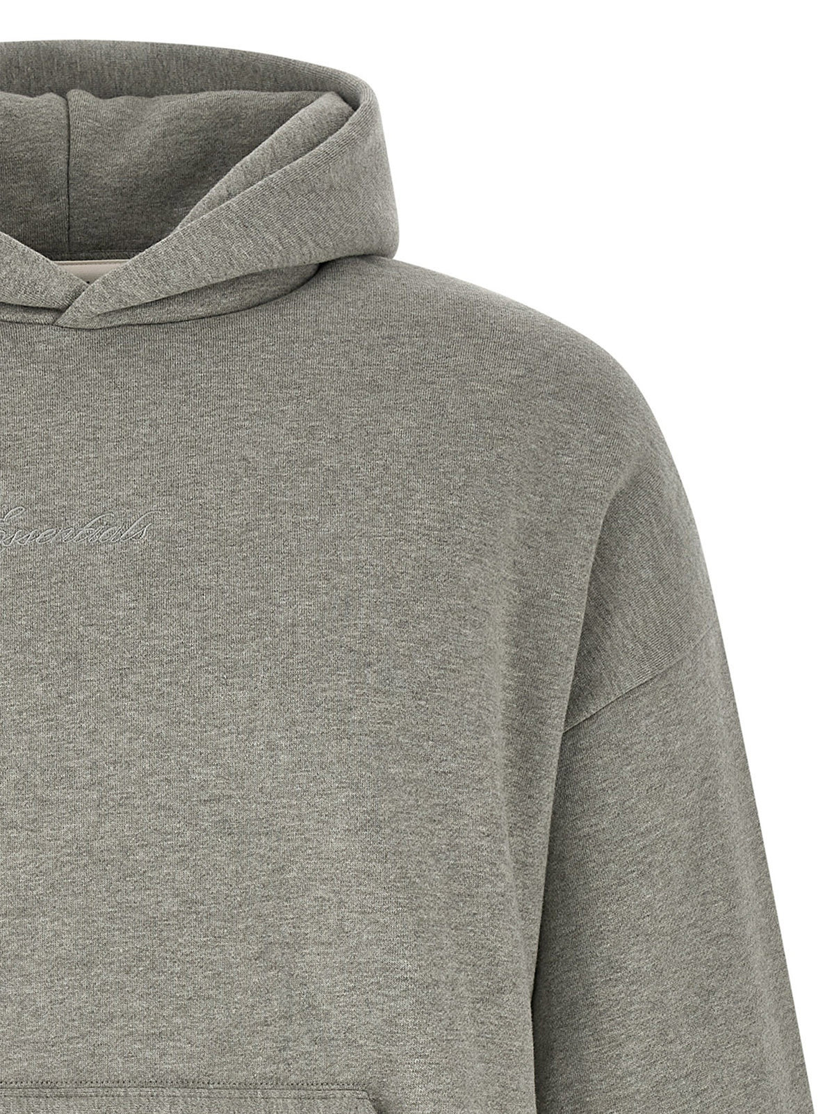 Fear of God Essentials Fleece hoodie met borduursel – Grijs