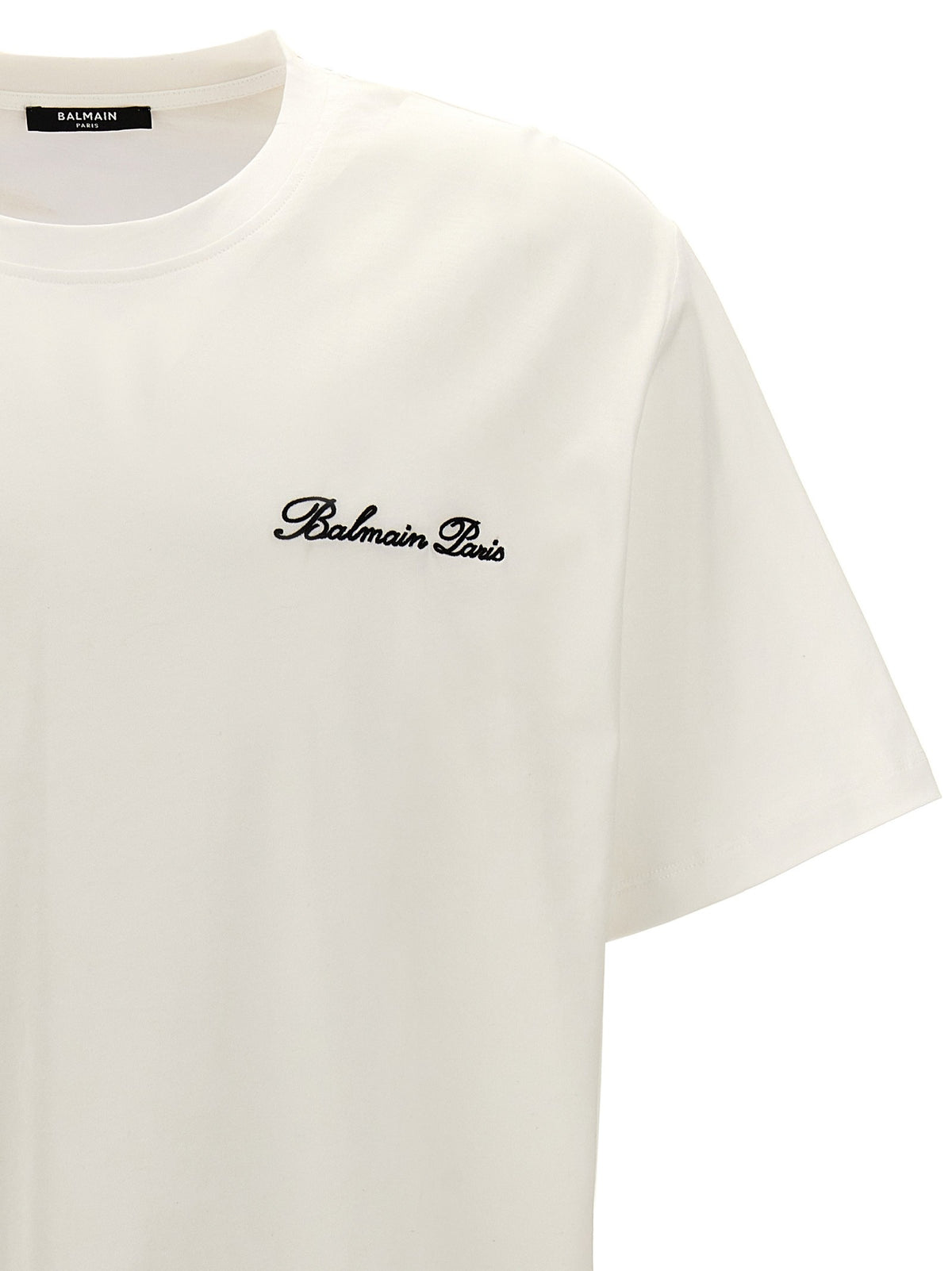 Balmain Signature T-shirt – Wit / Zwart