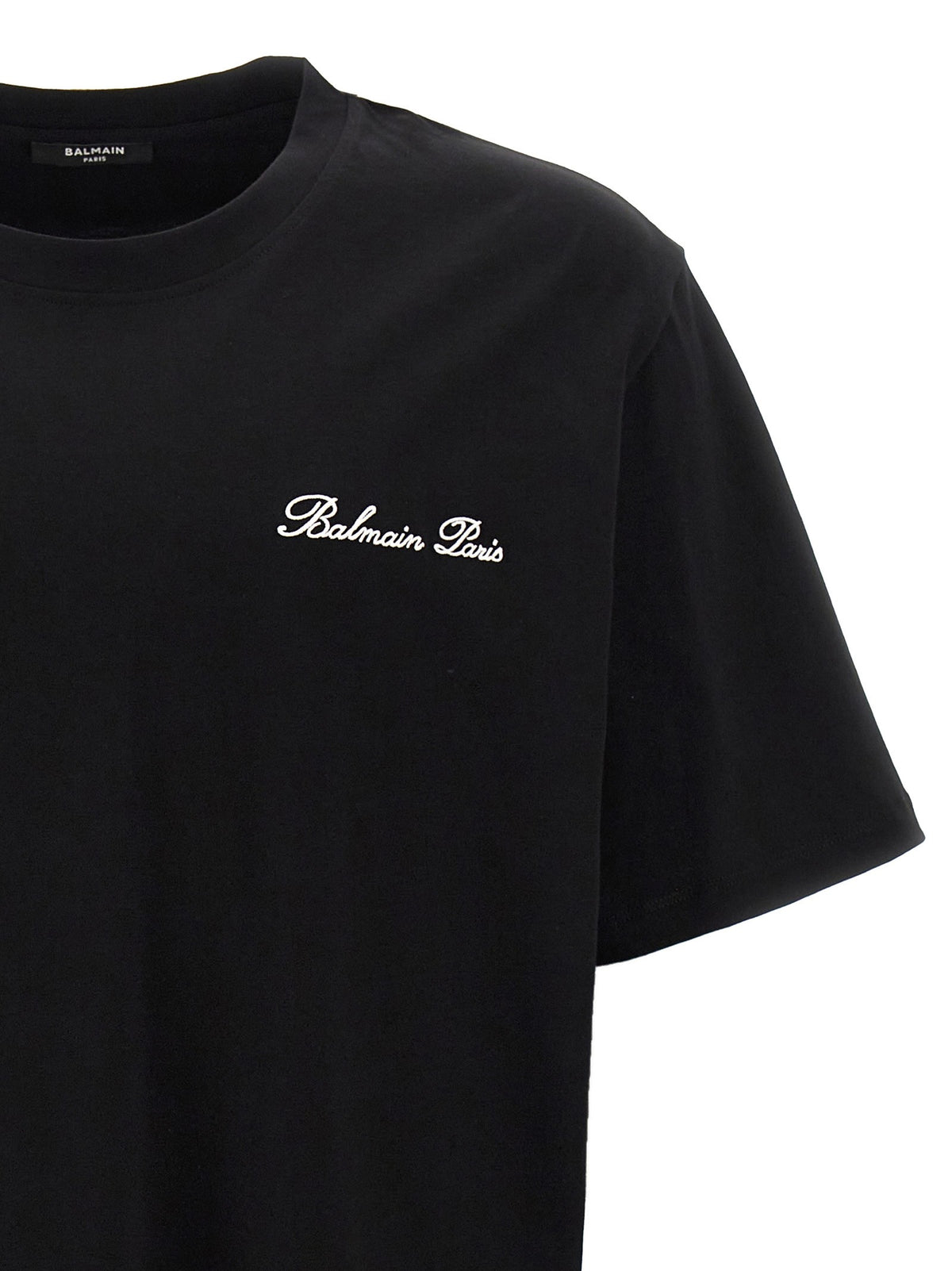 Balmain Signature T-shirt – Wit / Zwart