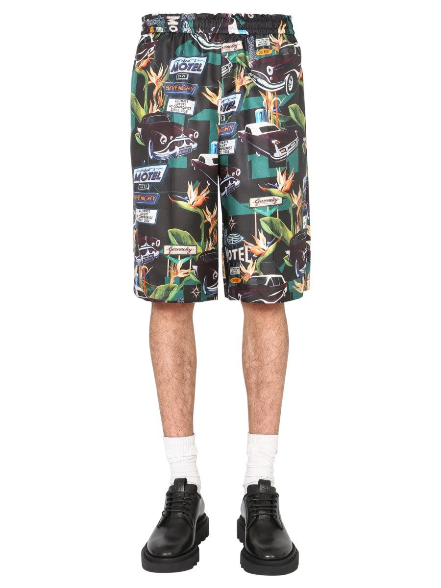 Givenchy Zijden Bermuda – Zwart