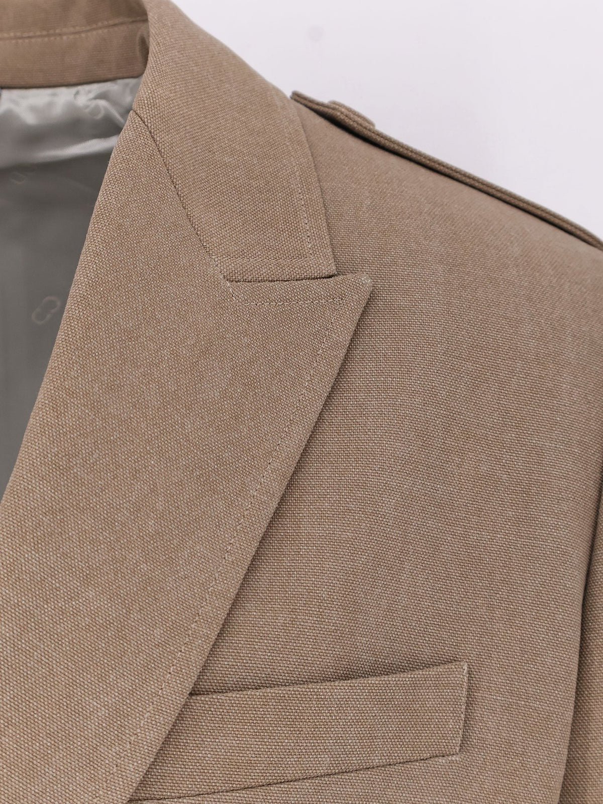 Christian Dior Enkelrij Blazer van scheerwol – Beige
