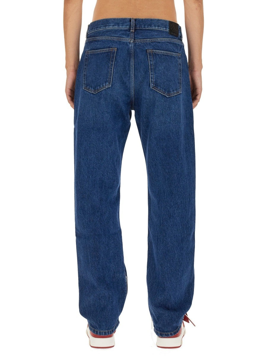 Off-White Skate Fit Jeans – Donkerblauw