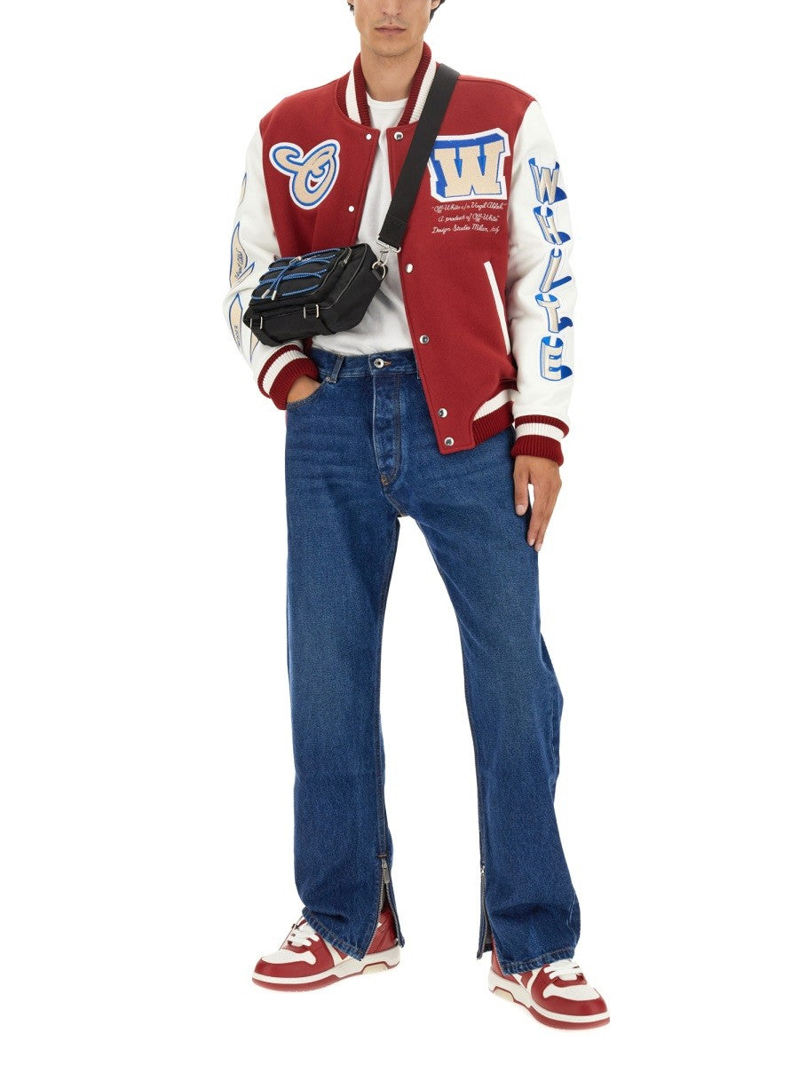 Off-White Skate Fit Jeans – Donkerblauw