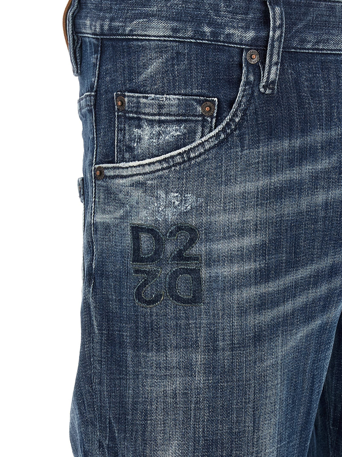 Dsquared2 Skater Jeans – Donkerblauw