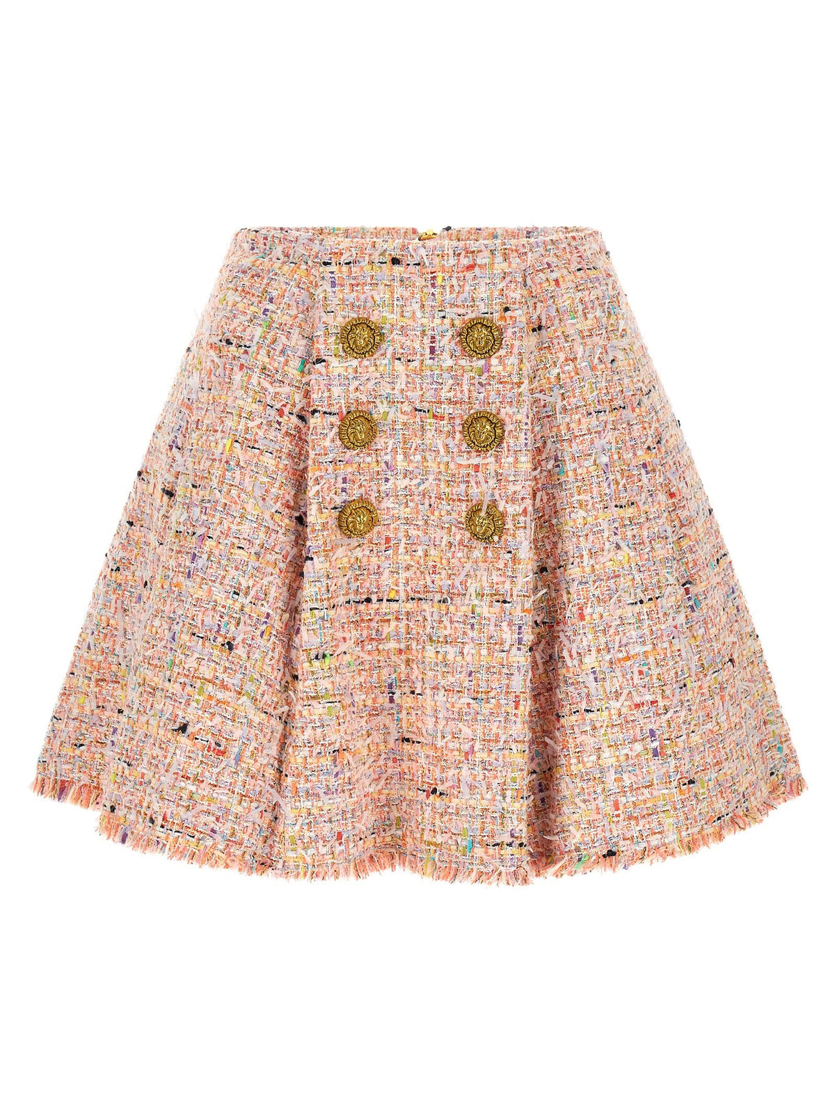 Balmain Tweed rok – Lichtroze
