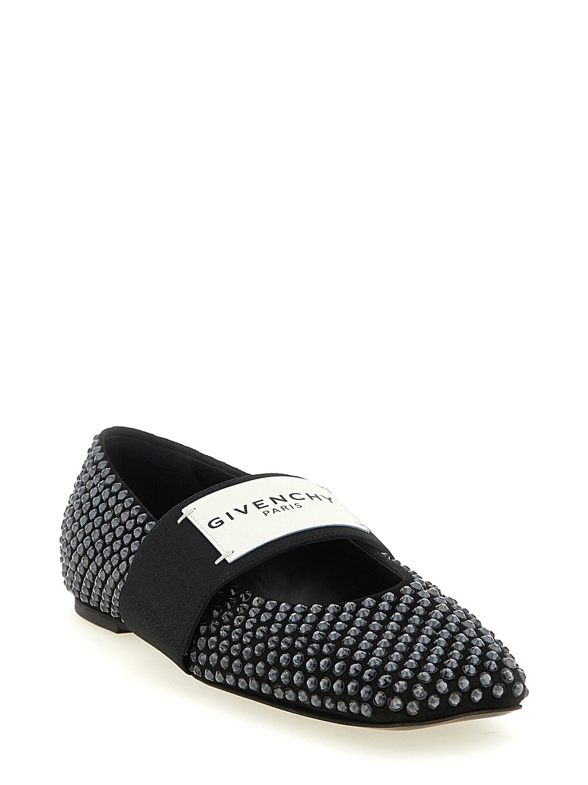 Givenchy Sliced Square Ballerina's – Zwart