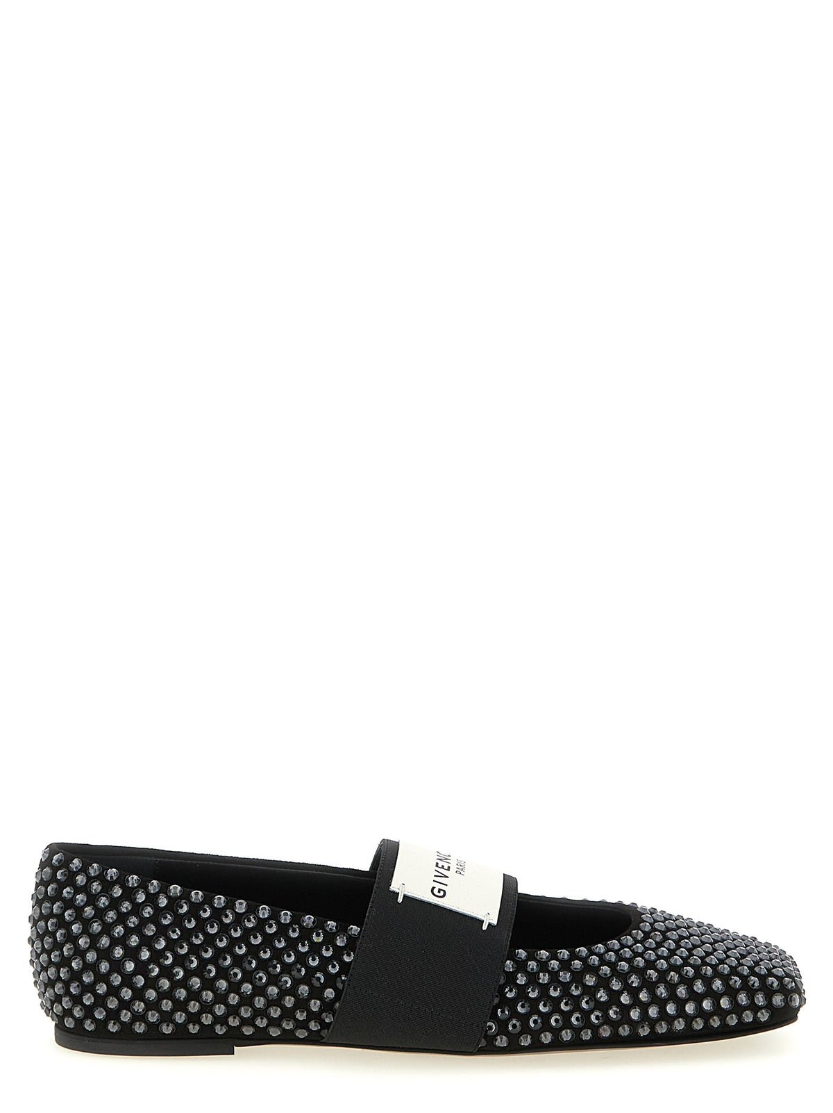 Givenchy Sliced Square Ballerina's – Zwart