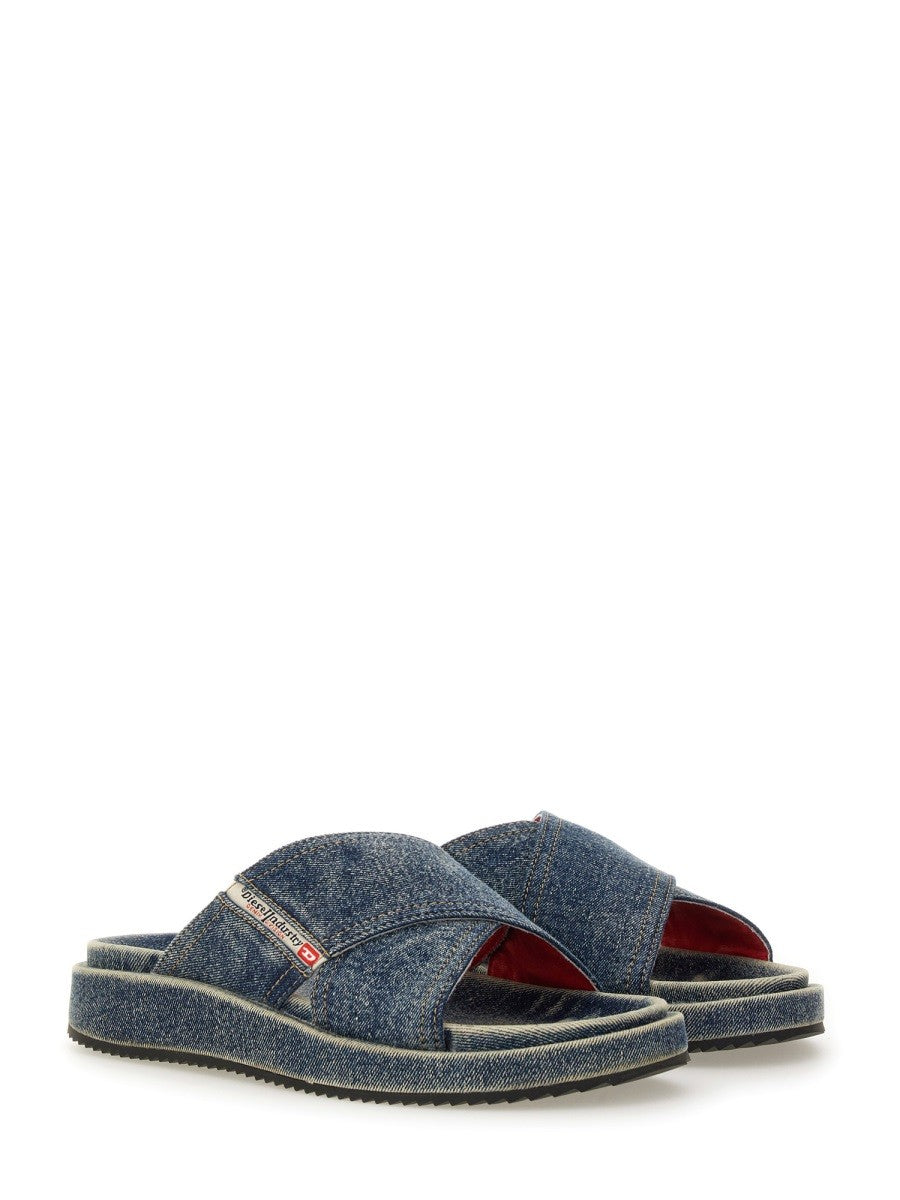 Diesel Cris Cros Slippers – Blauw