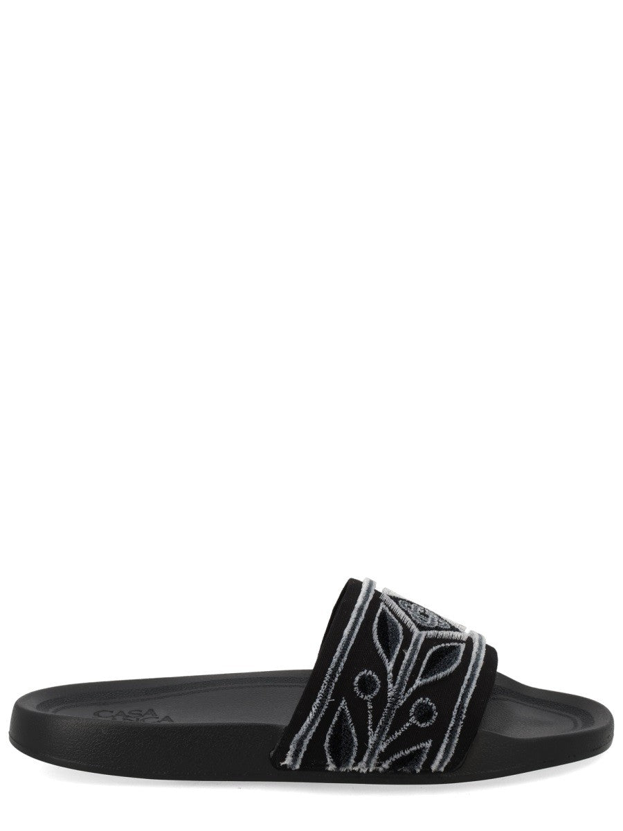 Casablanca Slippers – Zwart