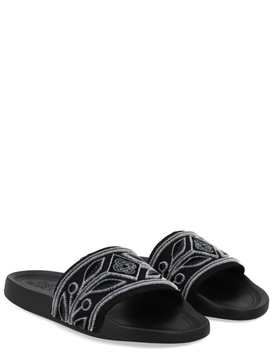 Casablanca Slippers – Zwart