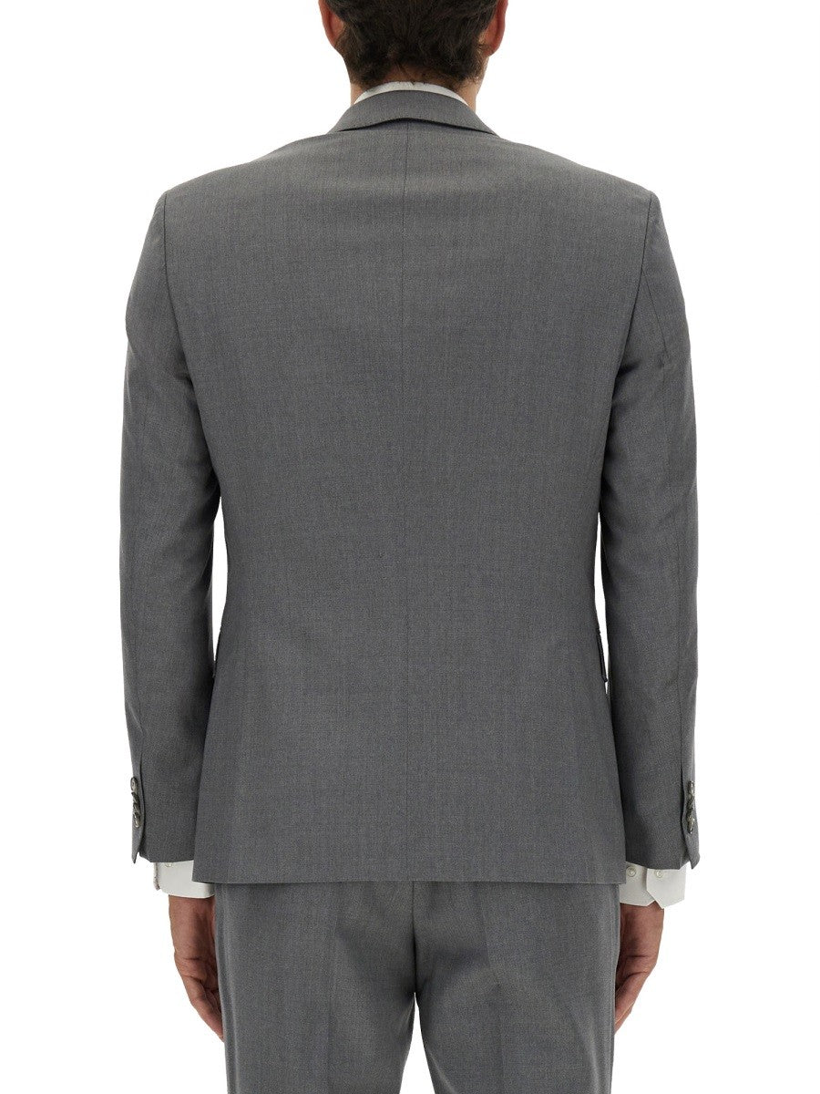 Boss Wollen Slim Fit Blazer – Grijs