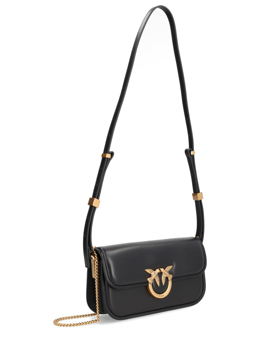 Pinko Small Love Bag Schoudertas – Zwart
