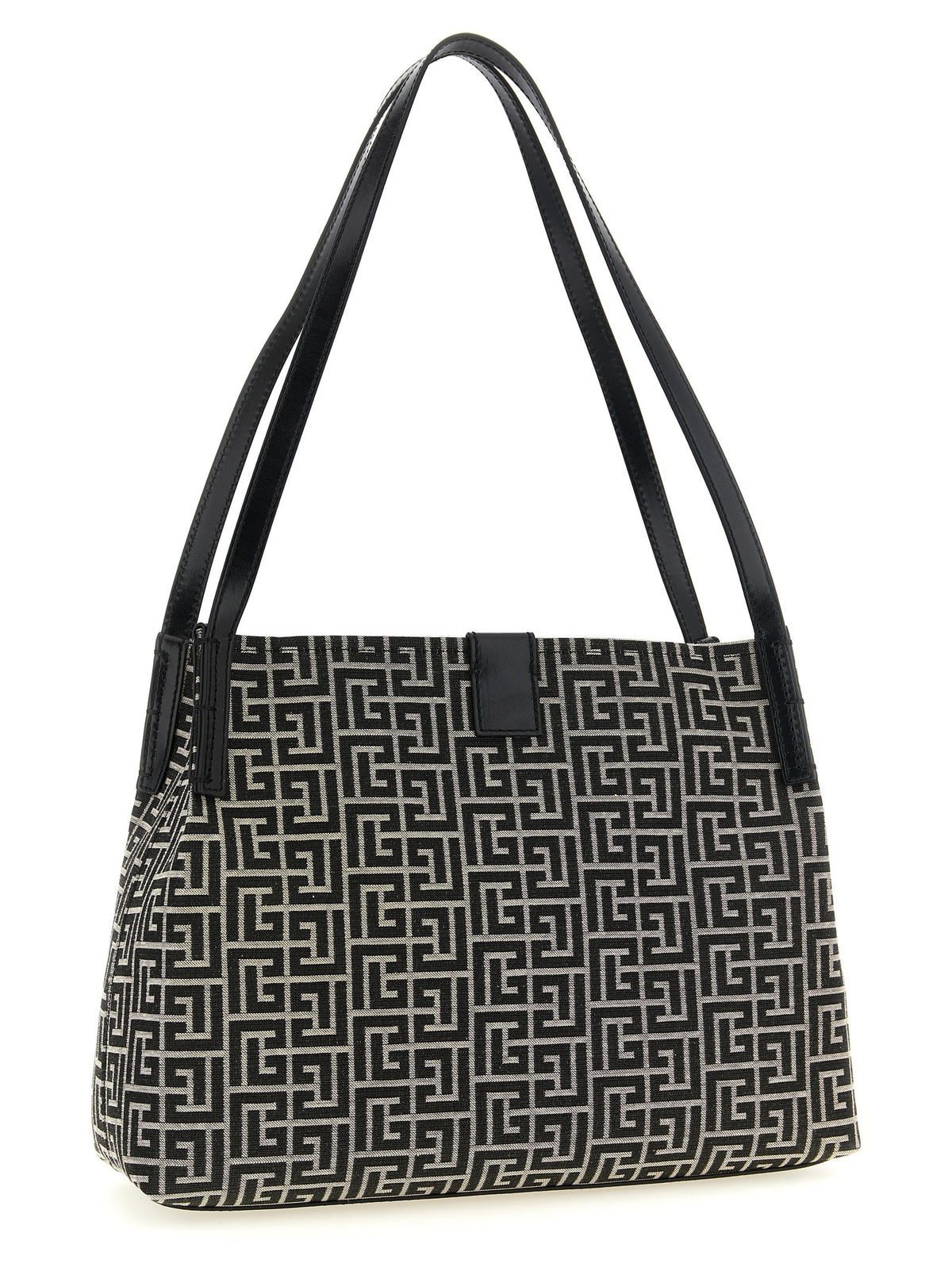 Balmain Shopper met monogram – Wit / Zwart