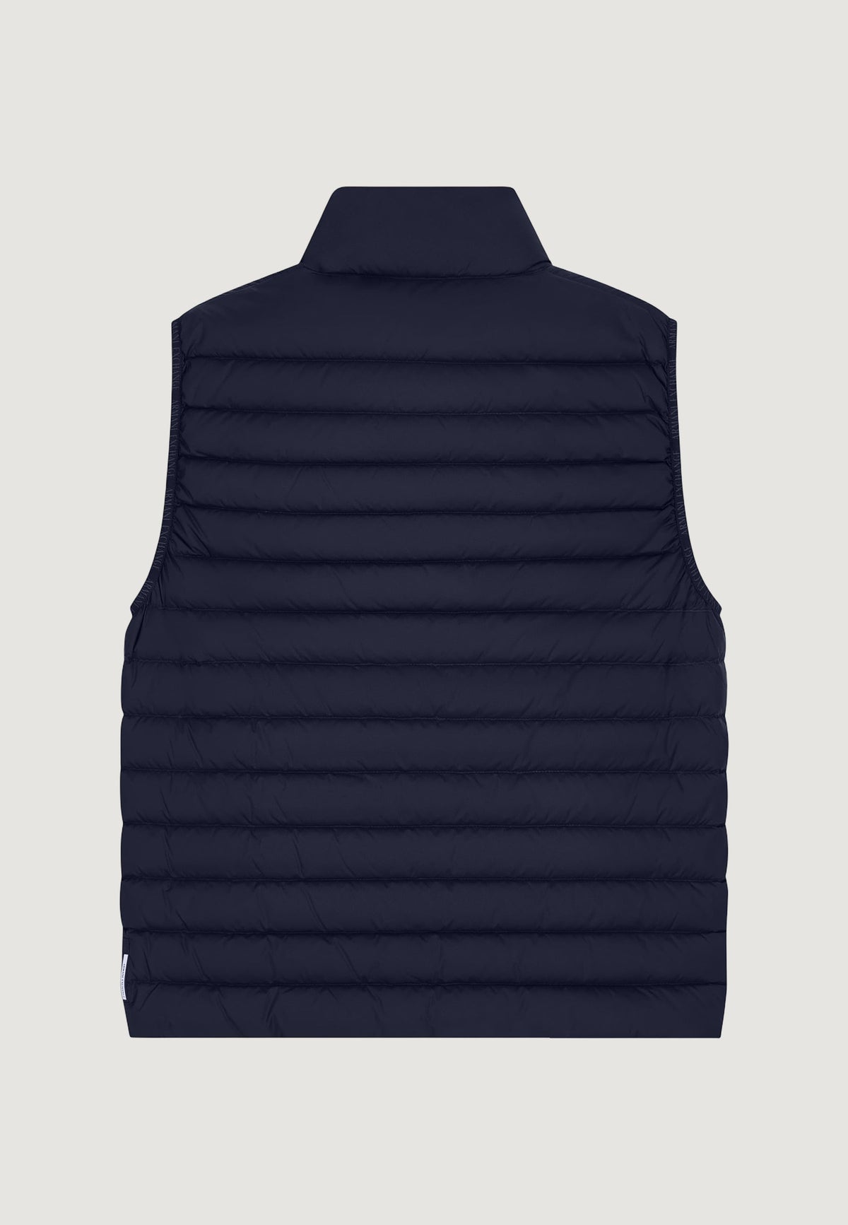 Armani Exchange Donsbodywarmer met Hoge Hals – Blauw