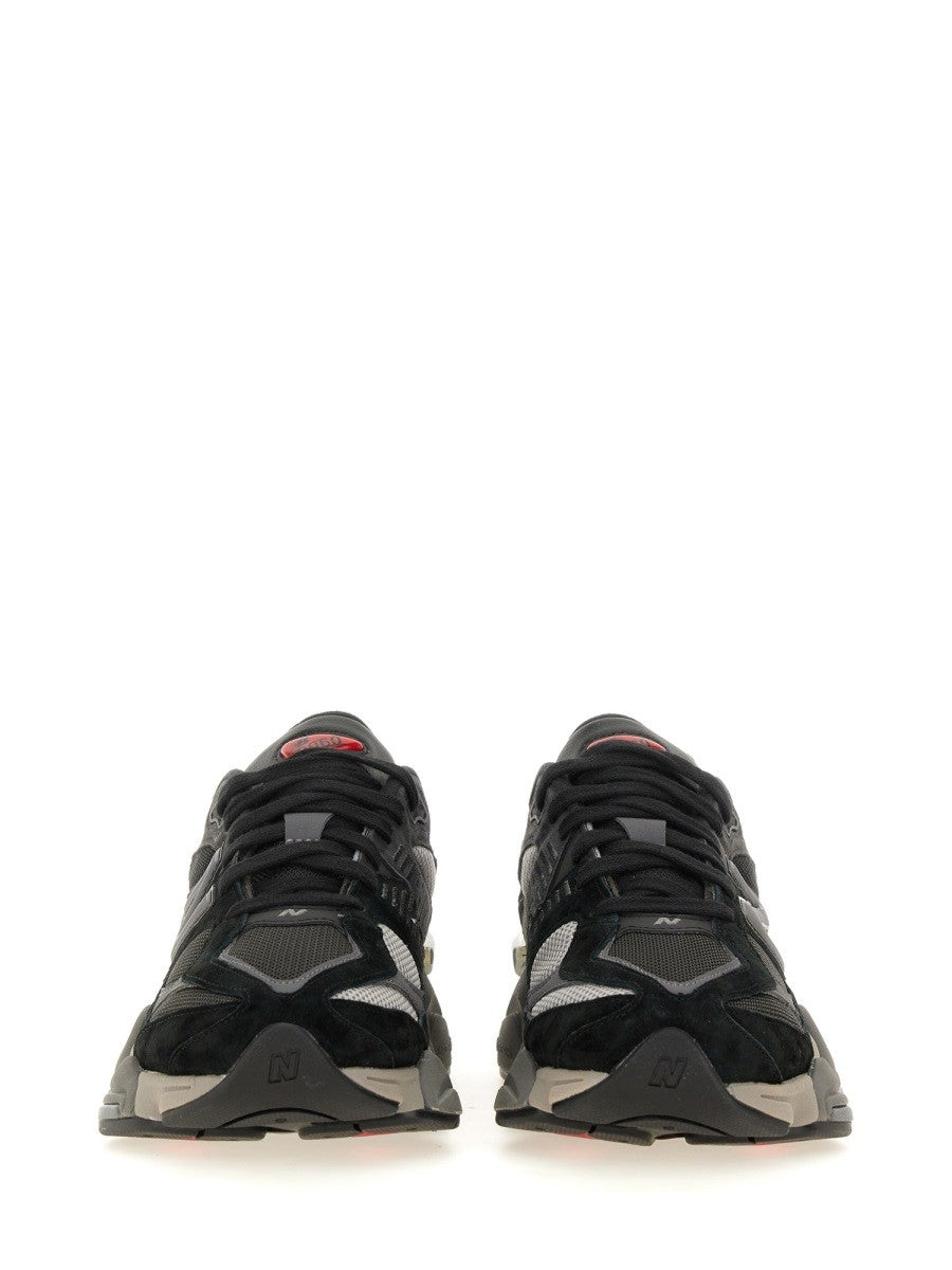 New Balance 9060 Sneakers van leer en mesh – Zwart