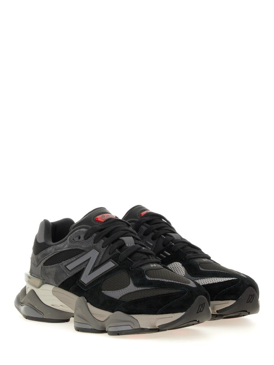 New Balance 9060 Sneakers van leer en mesh – Zwart