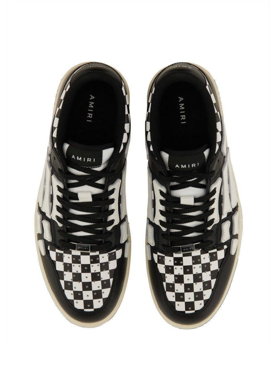 Amiri Skel Top Low Sneakers – Zwart / Wit