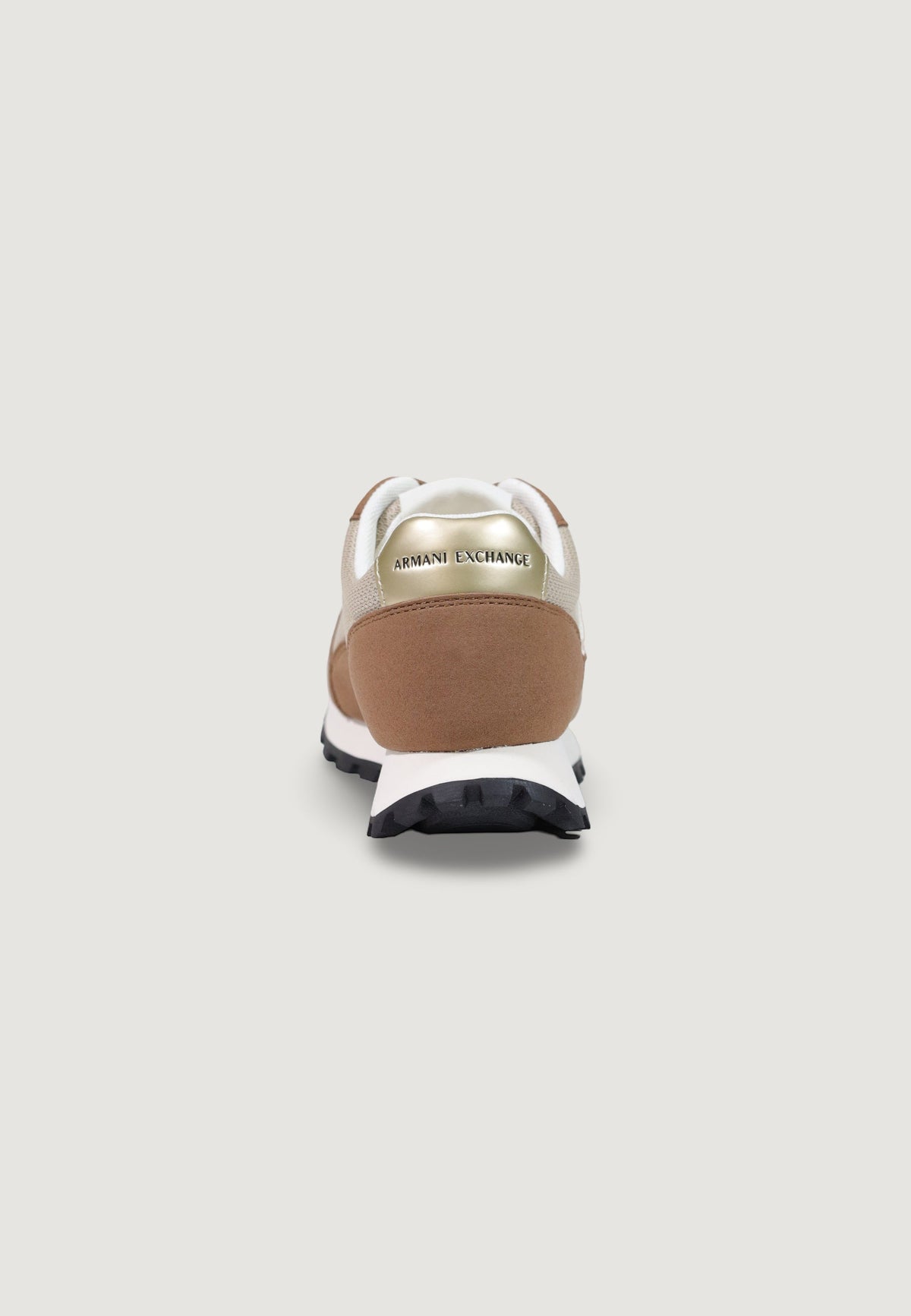 Armani Exchange Sneakers met Rubberen Zool Dames – Beige