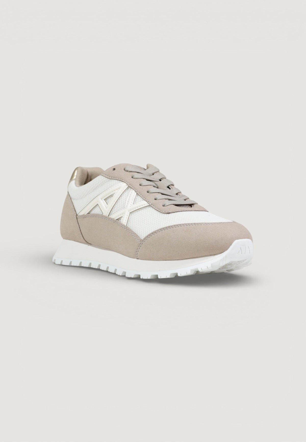 Armani Exchange Sportieve Sneakers Dames – Beige