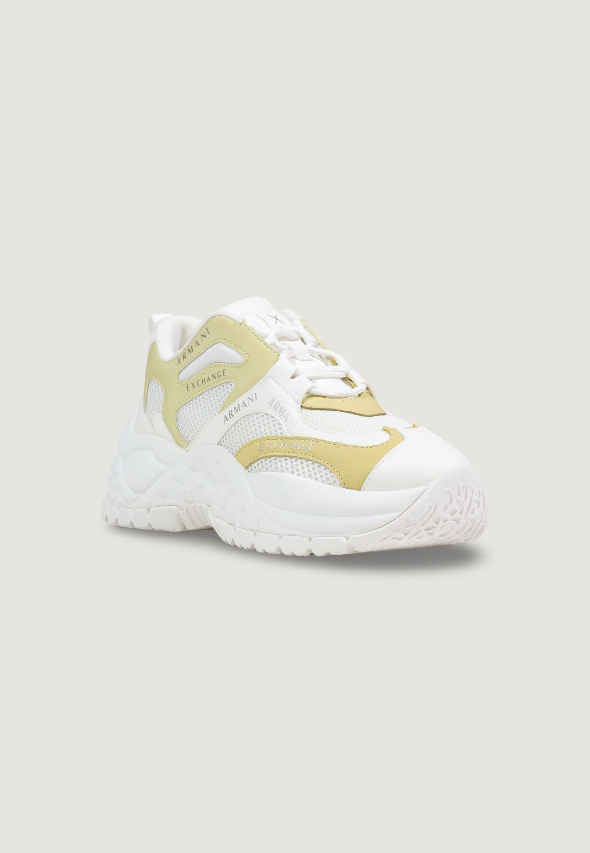 Armani Exchange Sportieve Sneakers Dames – Geel