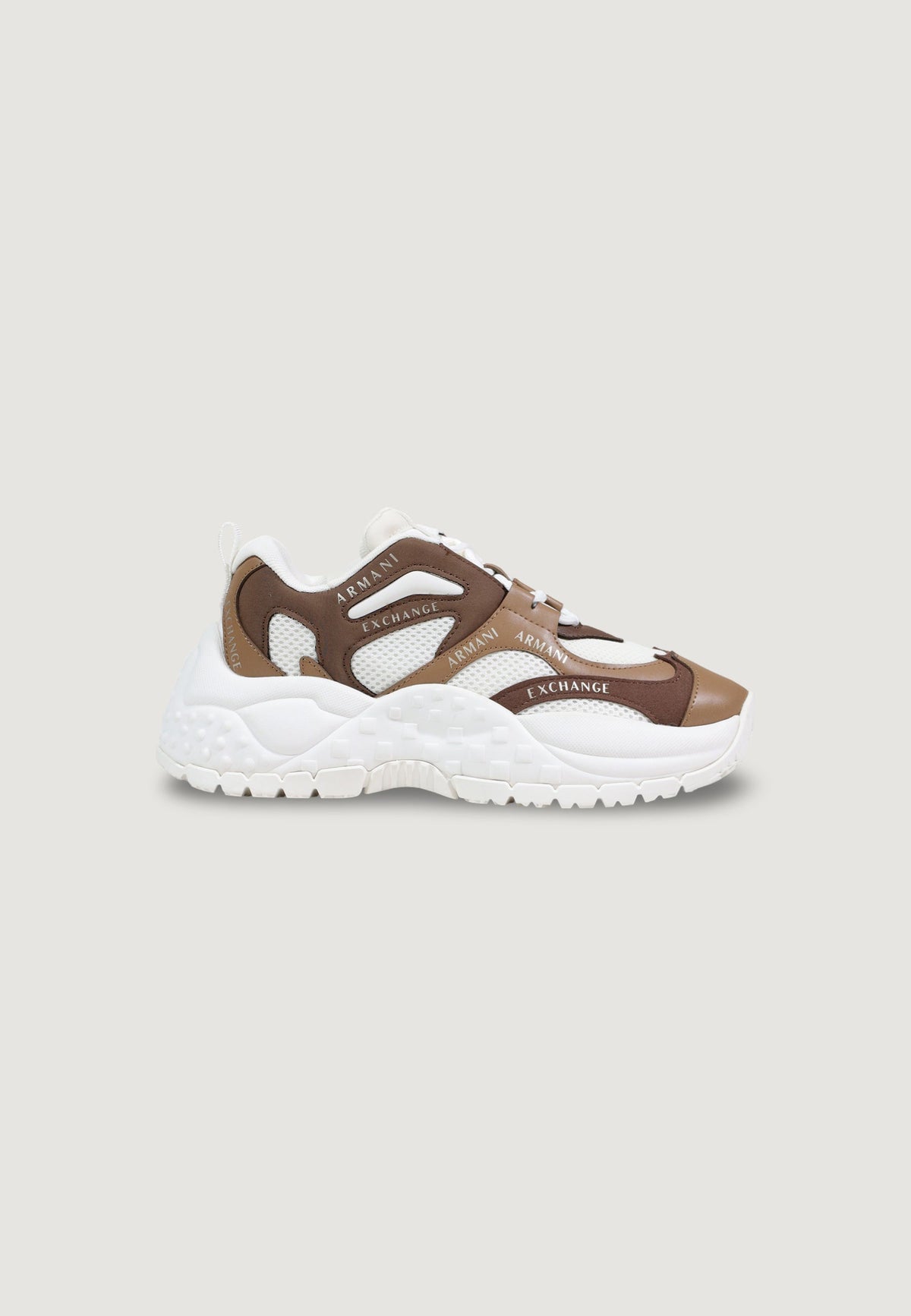 Armani Exchange Sportieve Sneakers Dames – Bruin