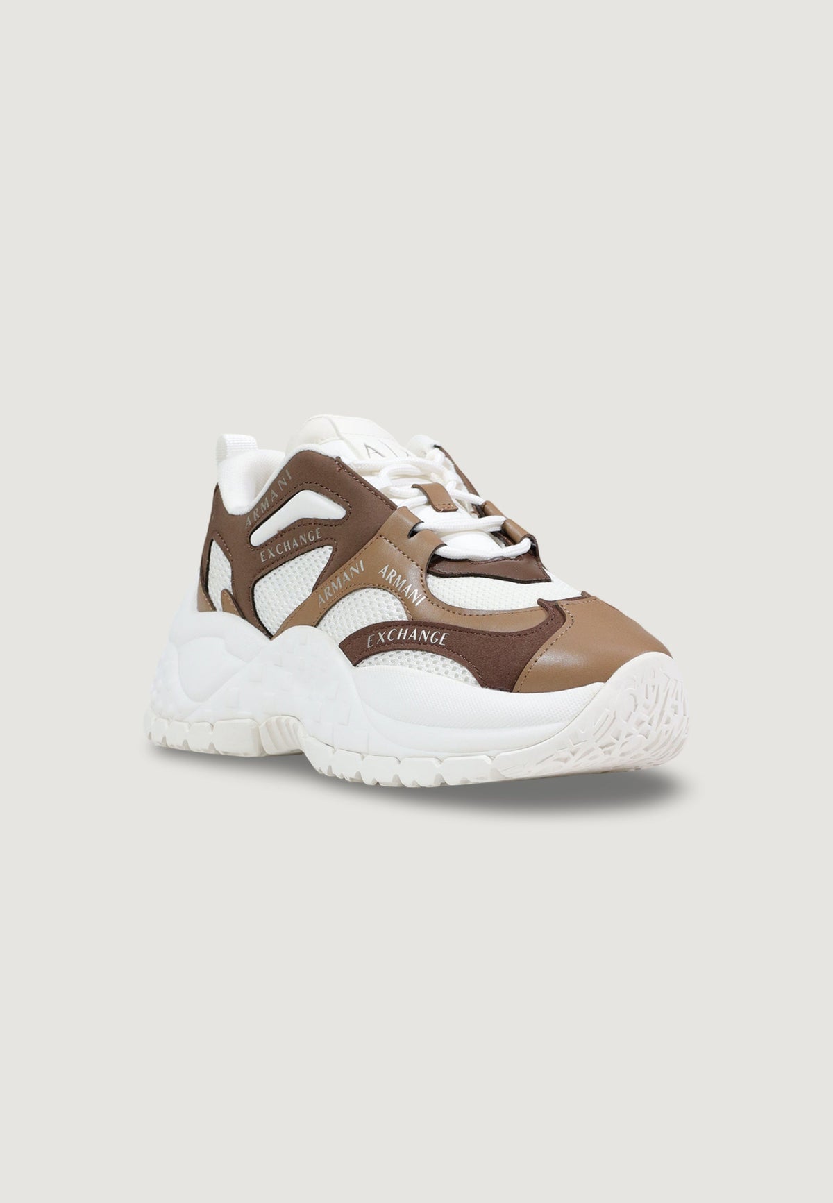 Armani Exchange Sportieve Sneakers Dames – Bruin