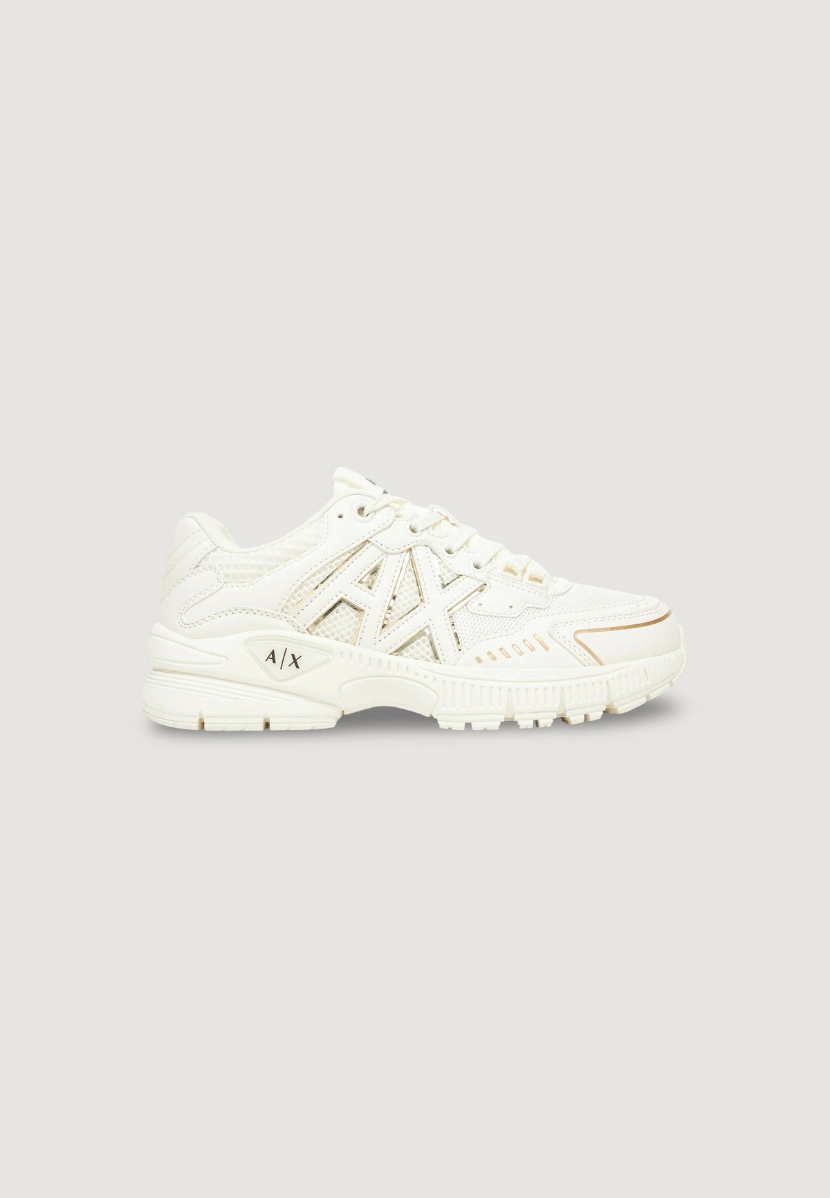 Armani Exchange Sneakers met Veters Dames – Wit