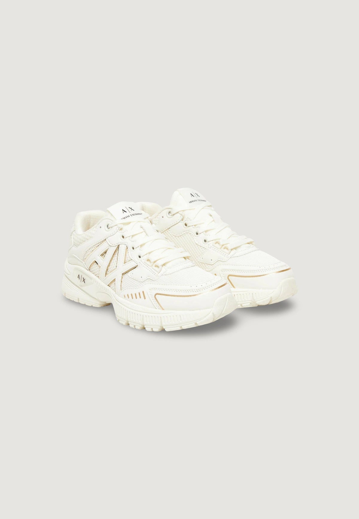 Armani Exchange Sneakers met Veters Dames – Wit
