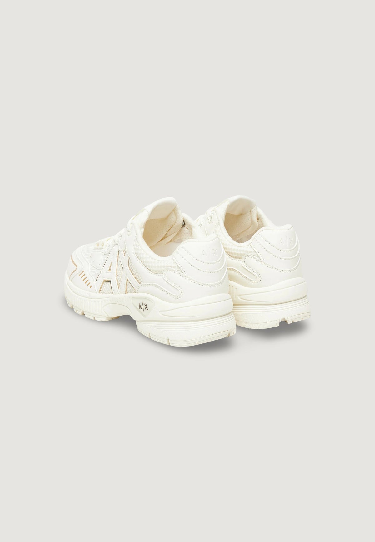 Armani Exchange Sneakers met Veters Dames – Wit