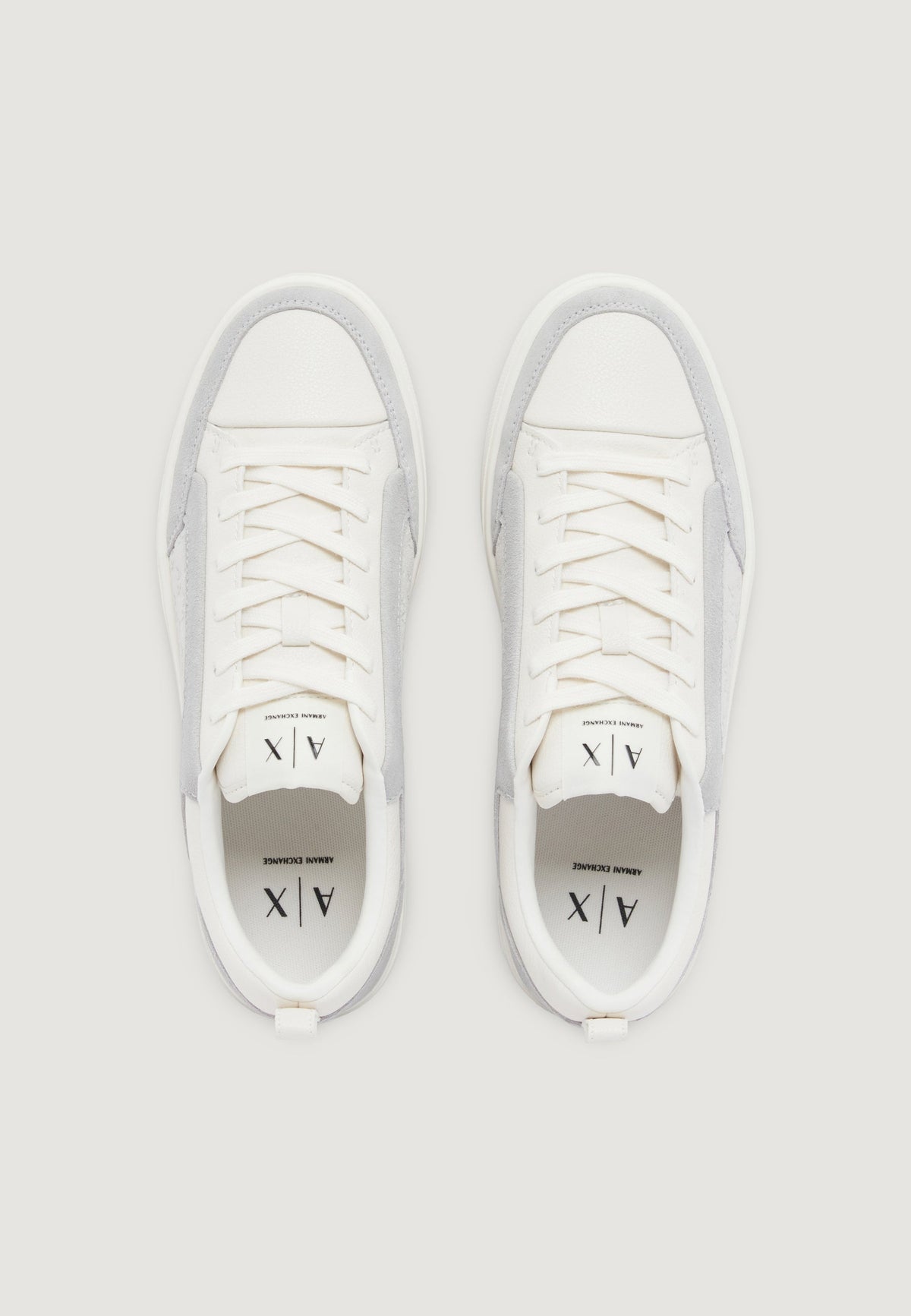 Armani Exchange Leren Sneakers Heren – Wit